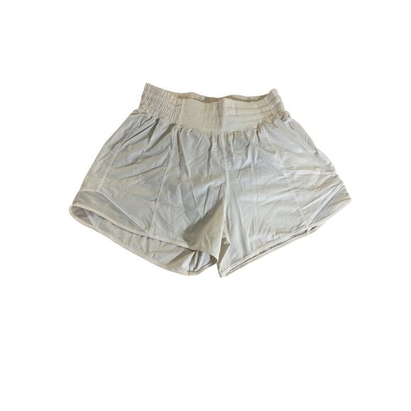 Lululemon Pants - Lululemon Women's White Speed Upline Short Active Shorts - 4